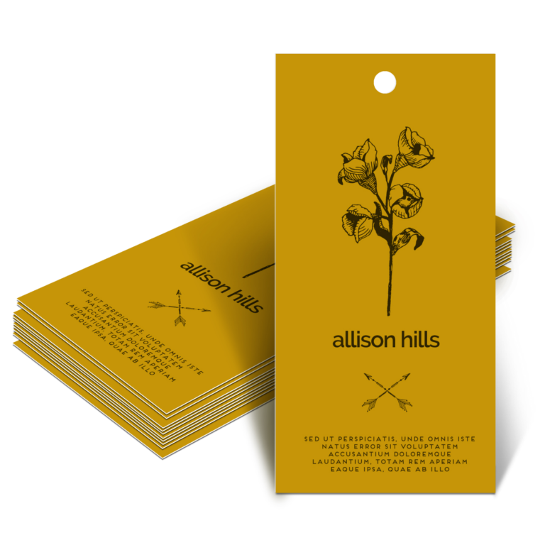 The Ultimate Guide to Hang Tags and Swing Tags for Your Brand | Vinyl ...